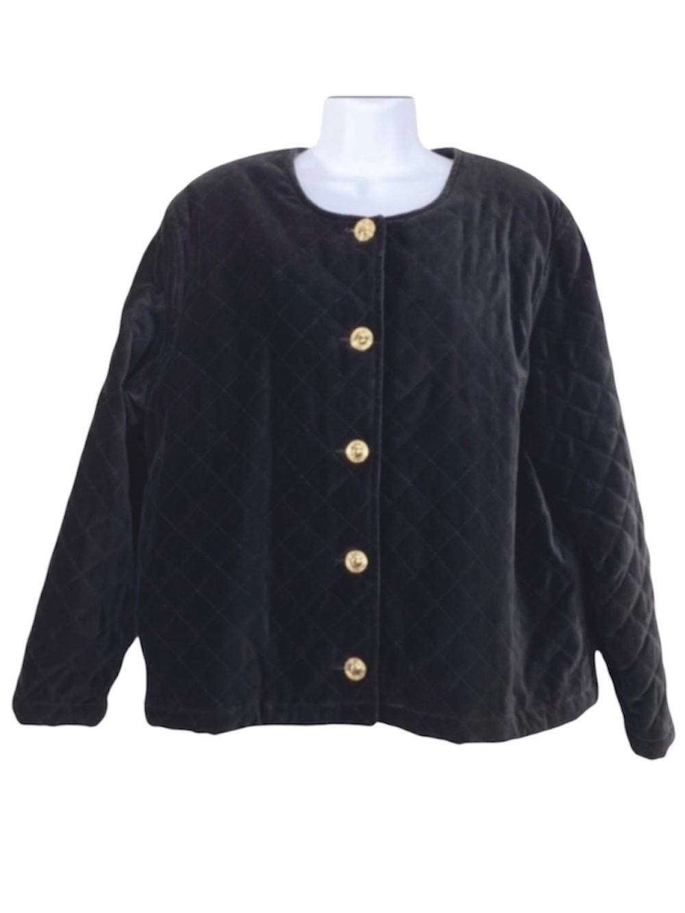 HERMAN GEIST quilted vintage jacket XL black